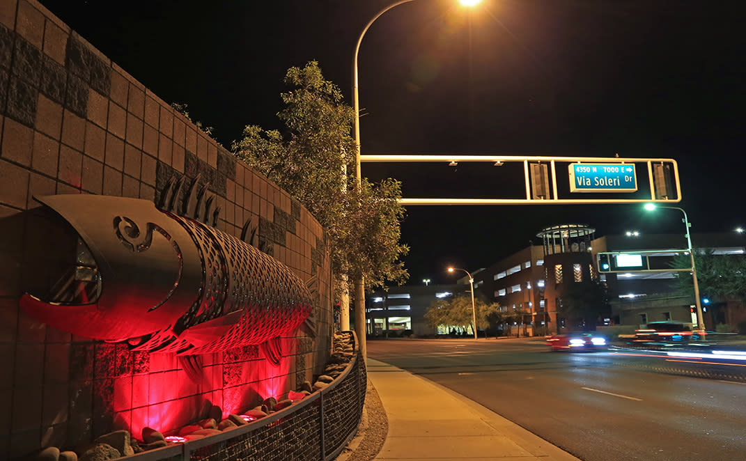 public art after dark - body