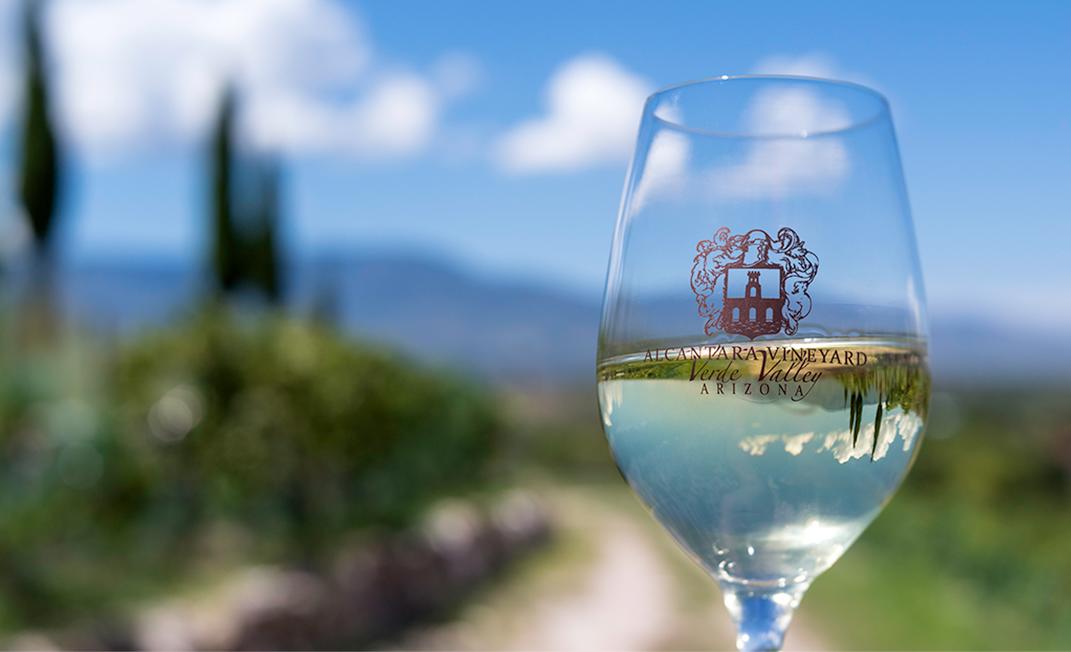 Verde Valley Wine Glass