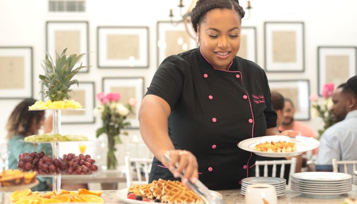 Celeste Talley of Simply Celeste's private chef and catering services.