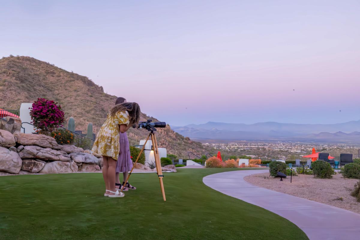 Stargazing is one of many activities available at Adero Scottsdale Resort.