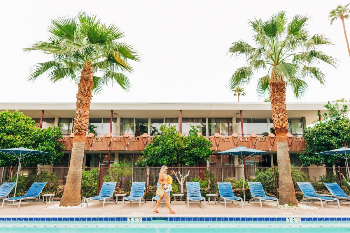 Poolside fun at Old Town Scottsdale's Hotel Valley Ho.