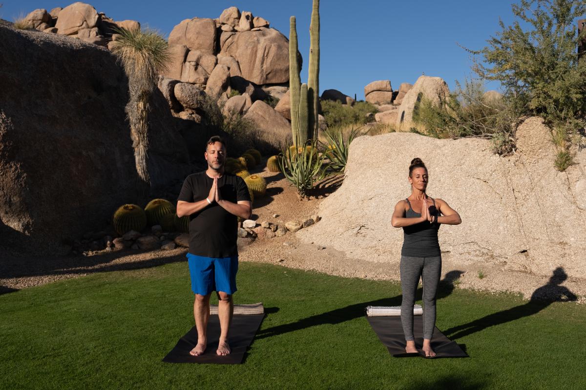 Yoga at Boulders