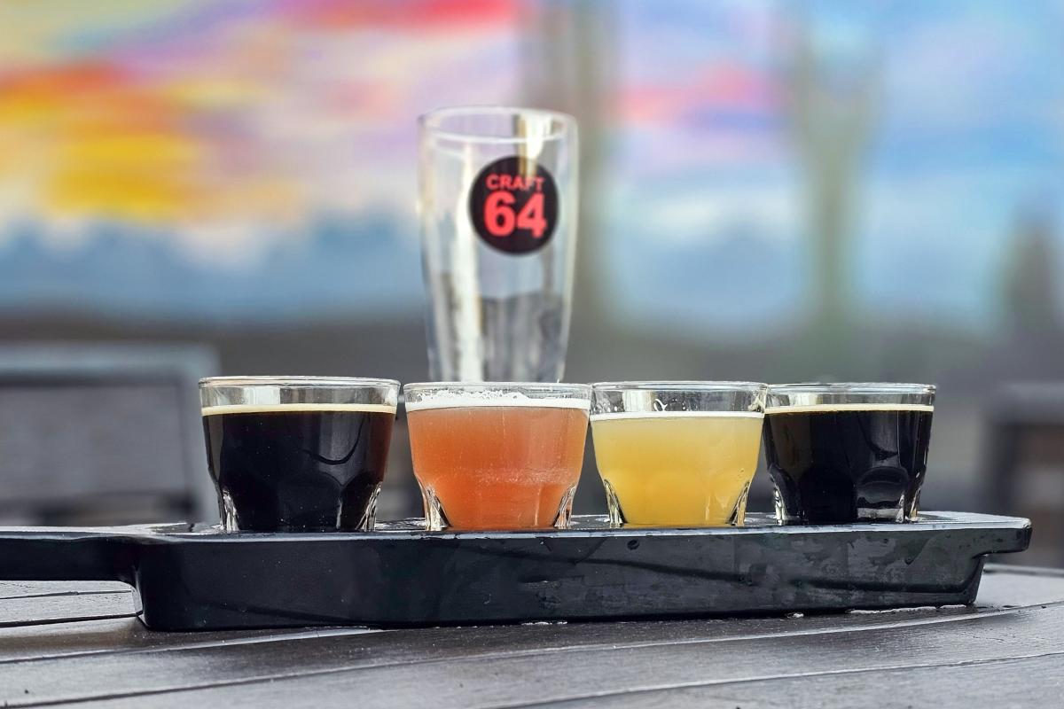 Craft 64 Beer Flight