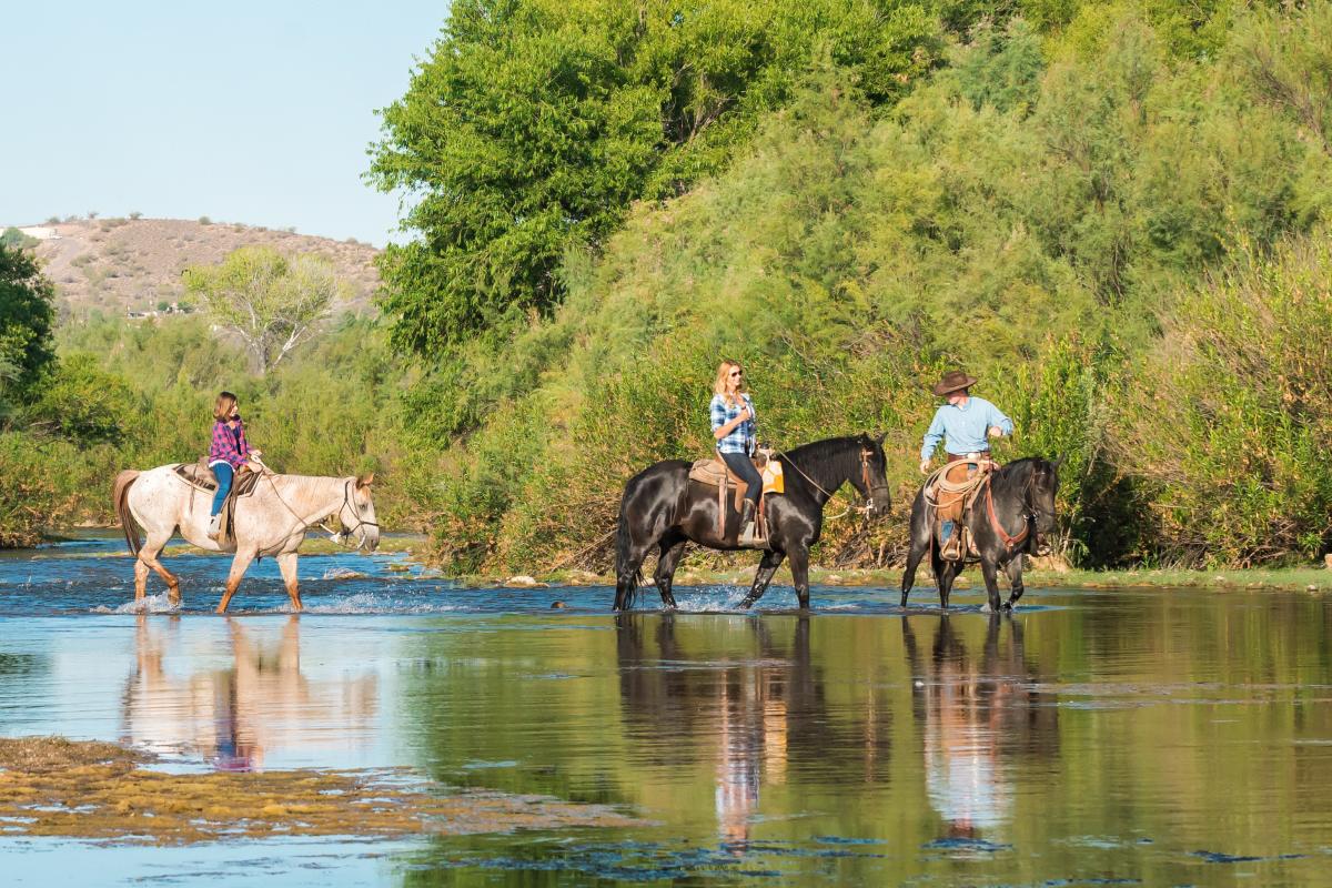 horse riding