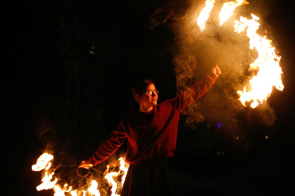 Fire Dancer at Toca Madera in Scottsdale