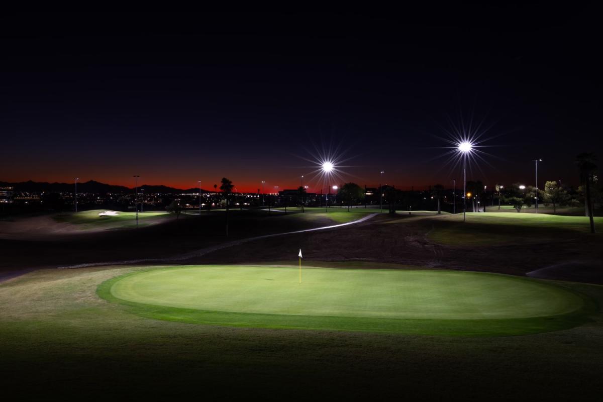 Grass Clippings Rolling Hills Night Golf