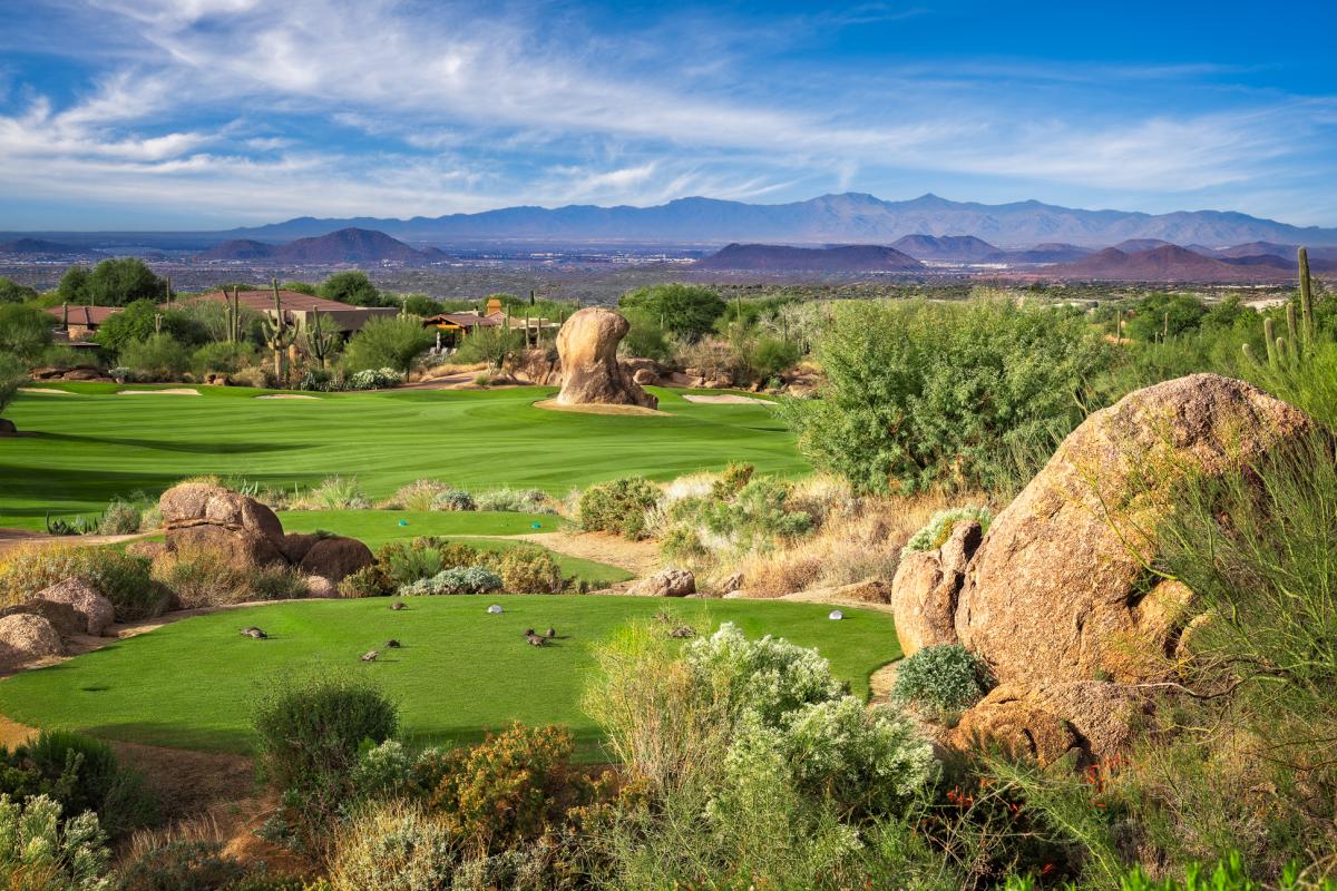 Troon North Monument Hole 3 in Scottsdale