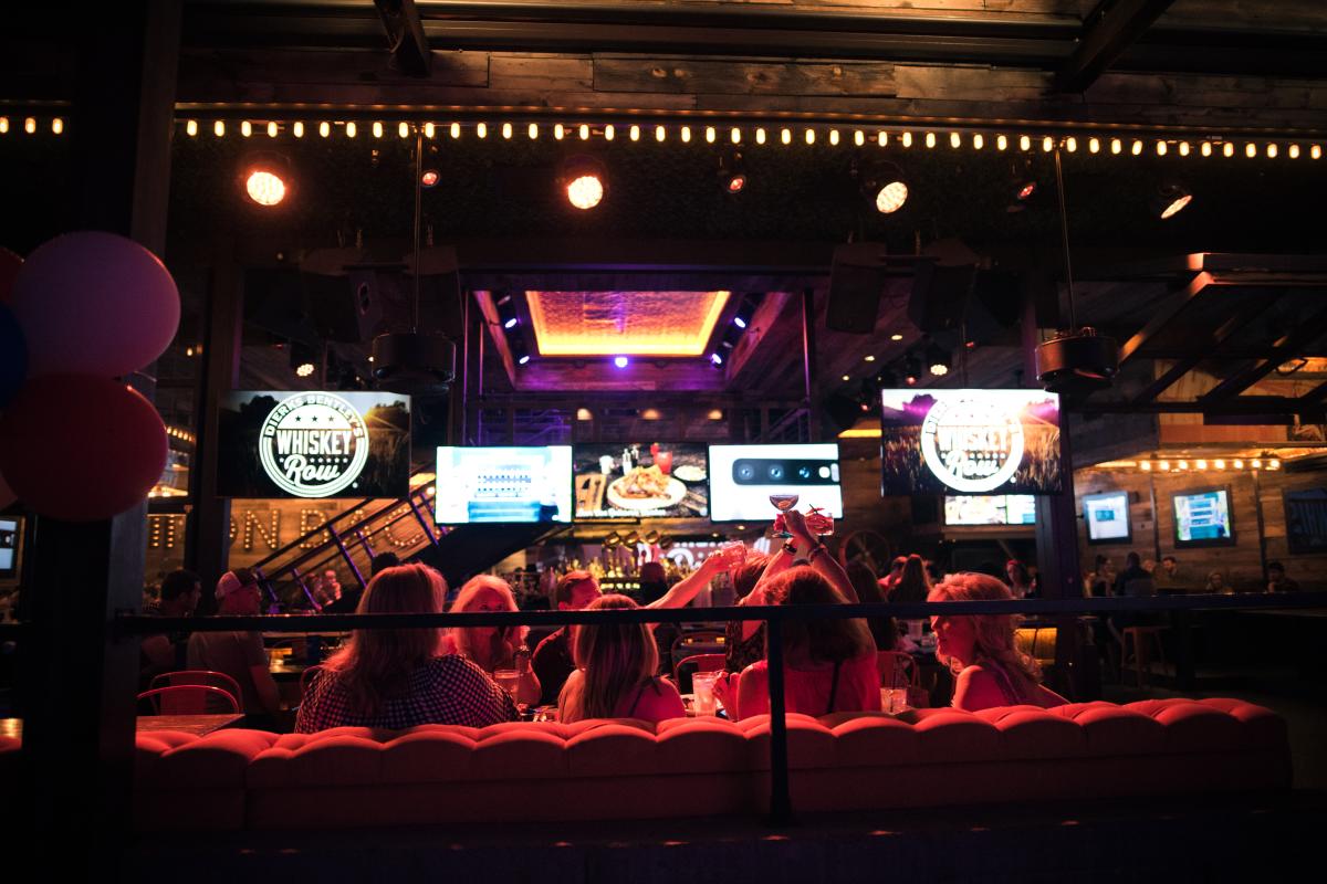 Group of ladies out in scottsdale at  Dierks Bentley’s Whisky Row country bar