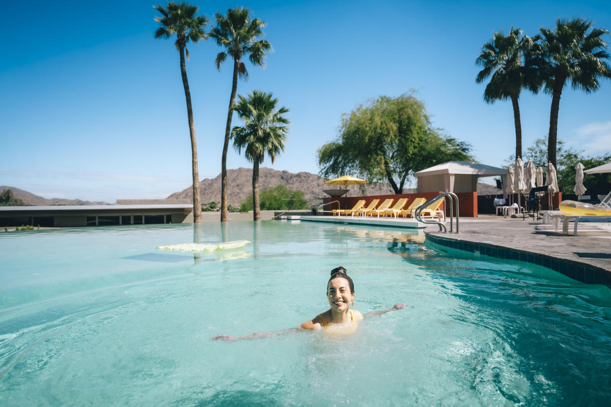 Poolside at Sanctuary Camelback Mountain, a Gurney's Resort & Spa