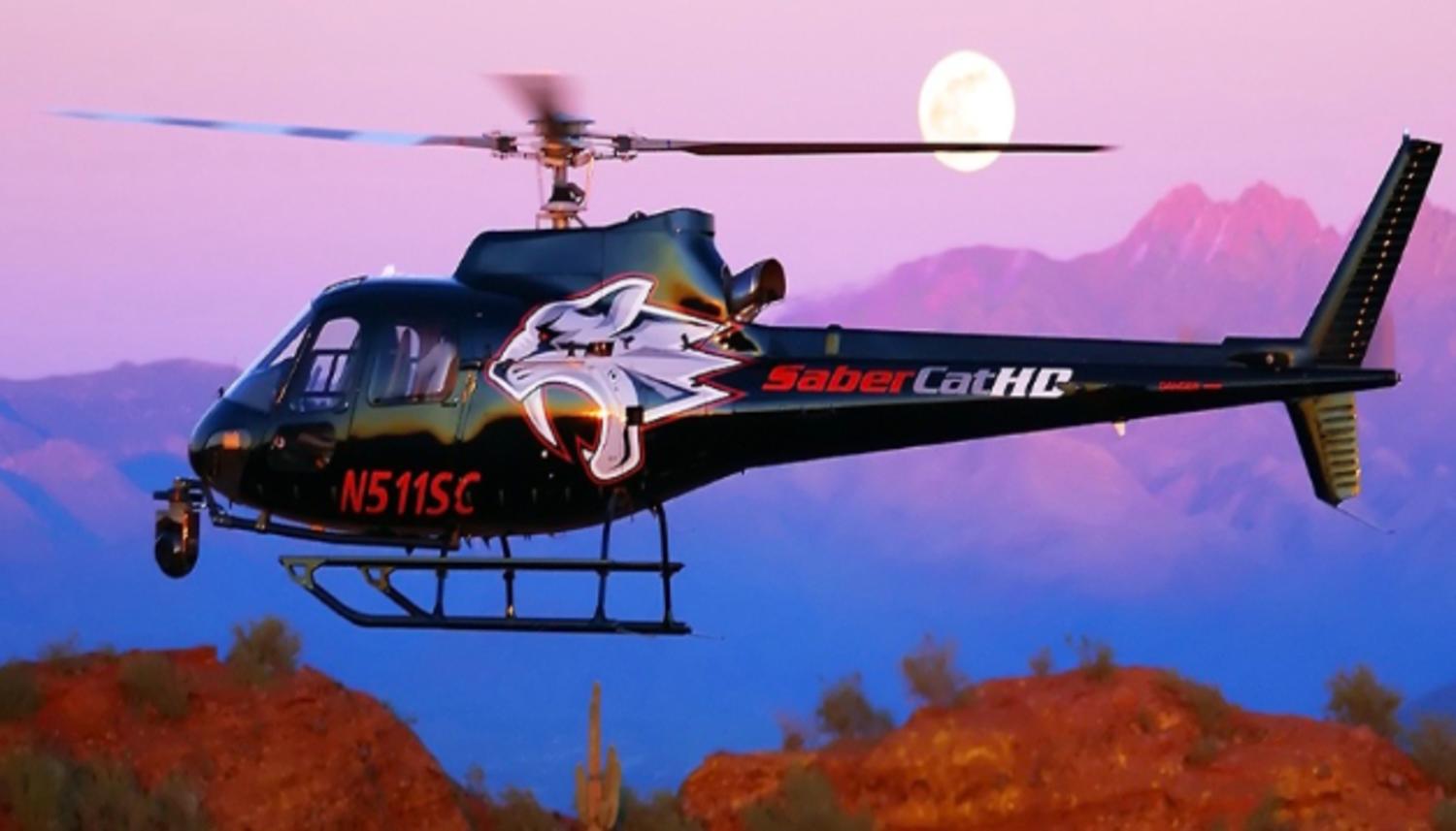 その他 Heli with camera HSI delivers H125 with equipment to combat mosquitos in Louisiana