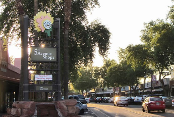 Visual Aid: Fifth Avenue Shops and Southbridge in Scottsdale